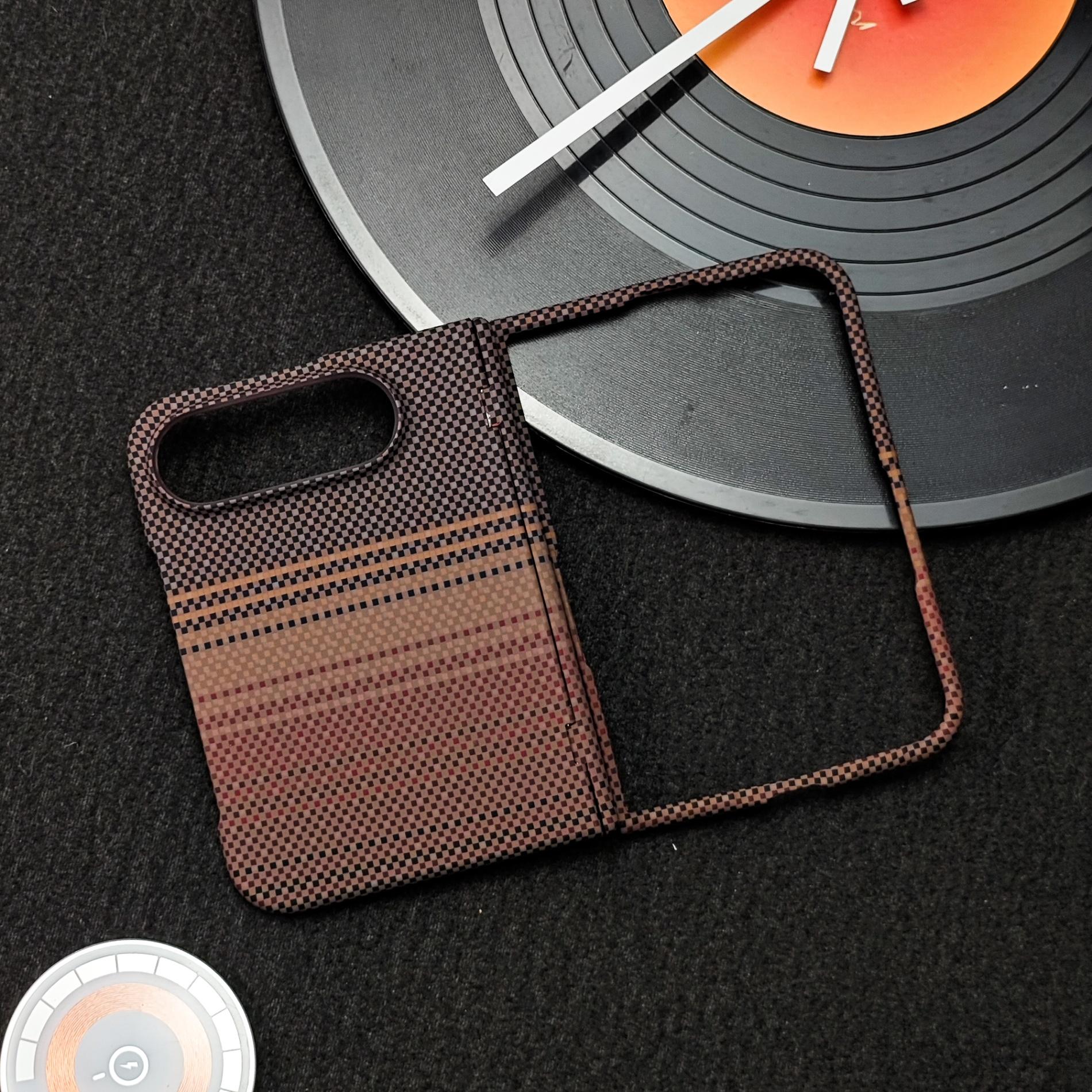 Hochwertige Luxus Carbonfaser Kevlar Textur Handyhülle für iPhone Duo Stoßfest Kratzfest PC Hart Ultra Dünn Vollschutz Abdeckung iPhone Duo