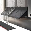 Sliding Window Water Barrier Outdoor Rain Deflector Strip Door Rain Drip Edge Exterior Waterproof Weather Seal Strip
