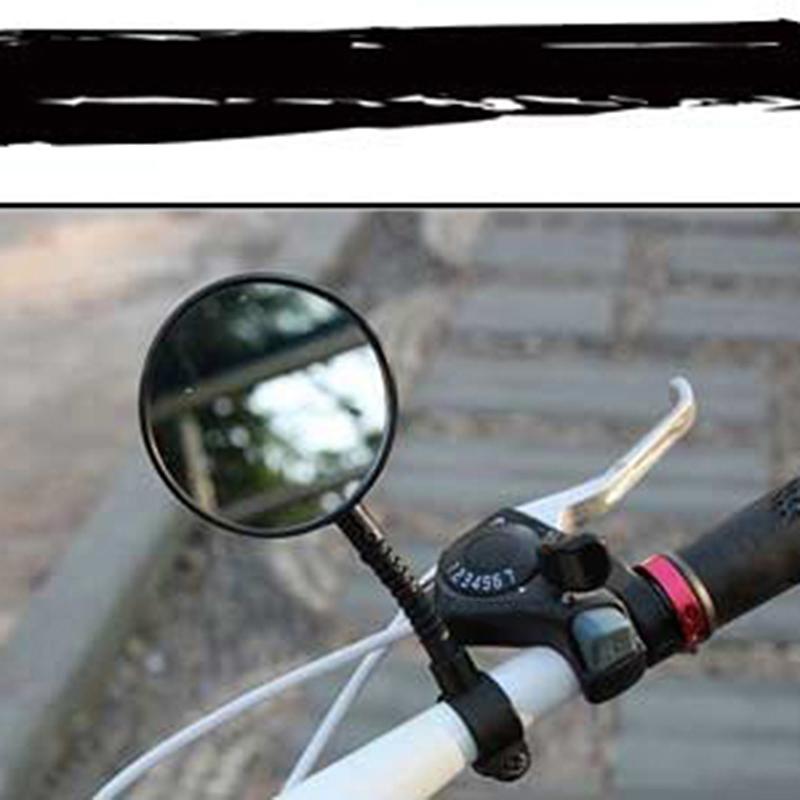 2Pcs Bicycle Mirror Bike Handlebar Flexible Rear Back Mirror Rearview