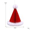 Christmas 3D Paper Lantern Hanging Decorative Crepe Garlands Holiday Decoration for