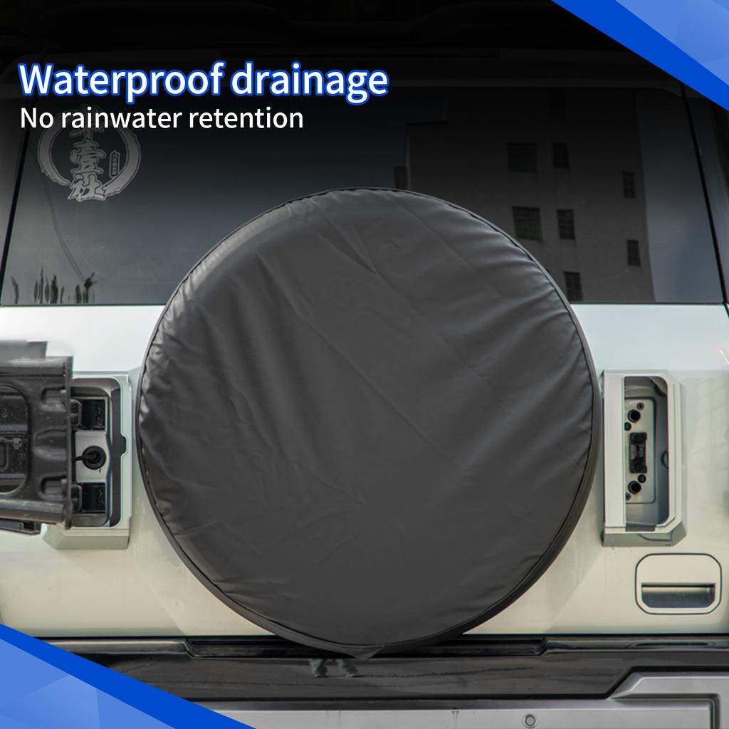 For BYD Leopard 8 2025+ Leather Spare Tire Cover Waterproof Spare Tire Protection Cover For Denza B8 2025 Car Accessories