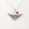 Pink Tourmaline Gemstone 925 Sterling Silver Jewelry Handcrafted Pendant 1.48" CP-17-36