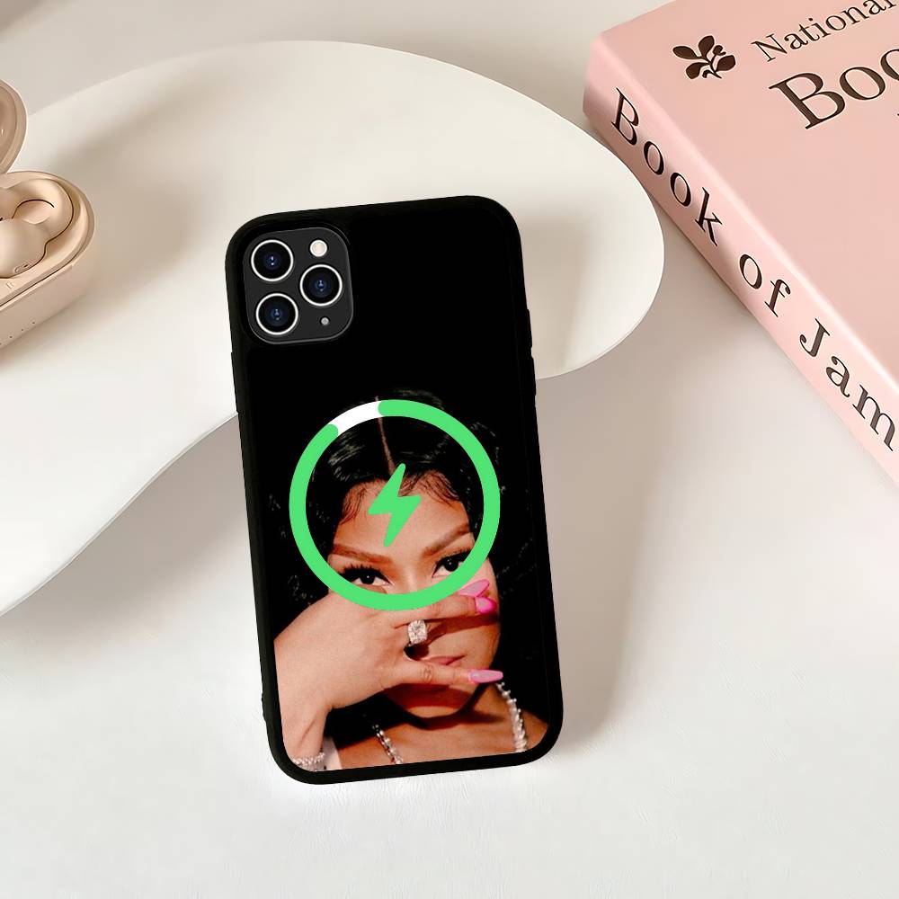 Nicki Minaj Rapper For Magsafe Magnetic Wireless Phone Case For IPhone 11 12 13 14 15 16 17 Pro Max Plus Cover