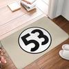 Classic Racing Car Herbie 53 Doormat Anti-Slip Entrance Kitchen Bathroom Door Floor Mats Garden Rug Carpet Footpad