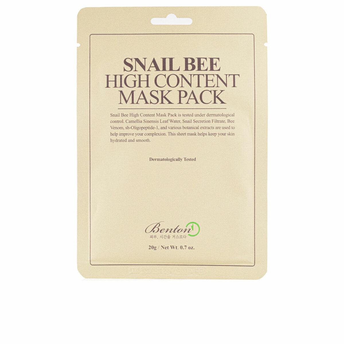 

Маска для лица с высоким содержанием Benton Snail Bee 20 мл