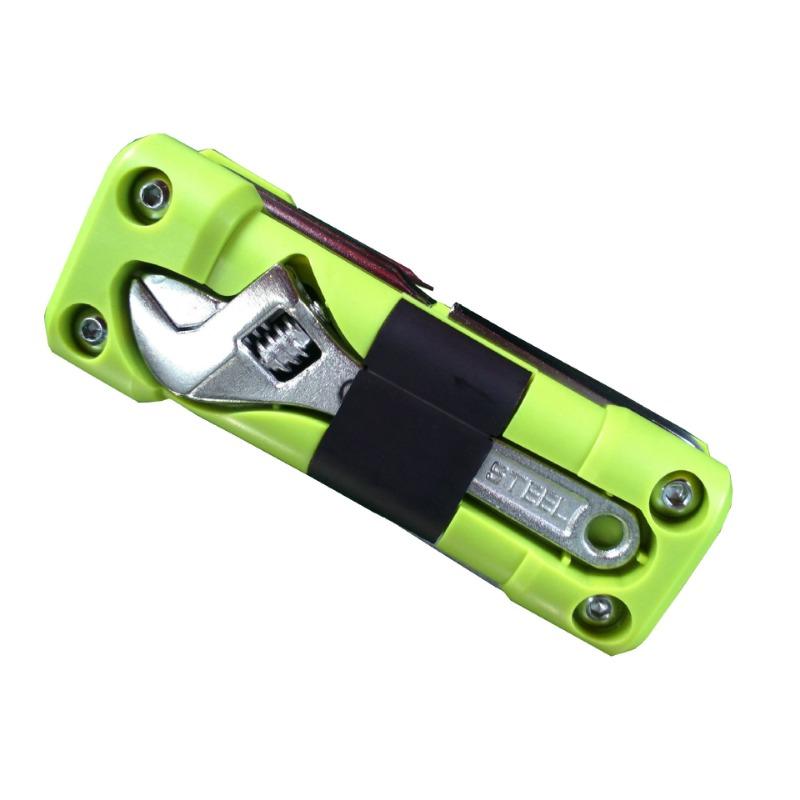 

1PC multi-functional combination tool, outdoor camping bicycle motorcycle tool зелений