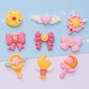 10Pcs New Cute Kawaii Mini Cartoon Magic Wand Flat Back Resin Cabochons Scrapbook Diy Wedding Hairpin Accessories Craft A125