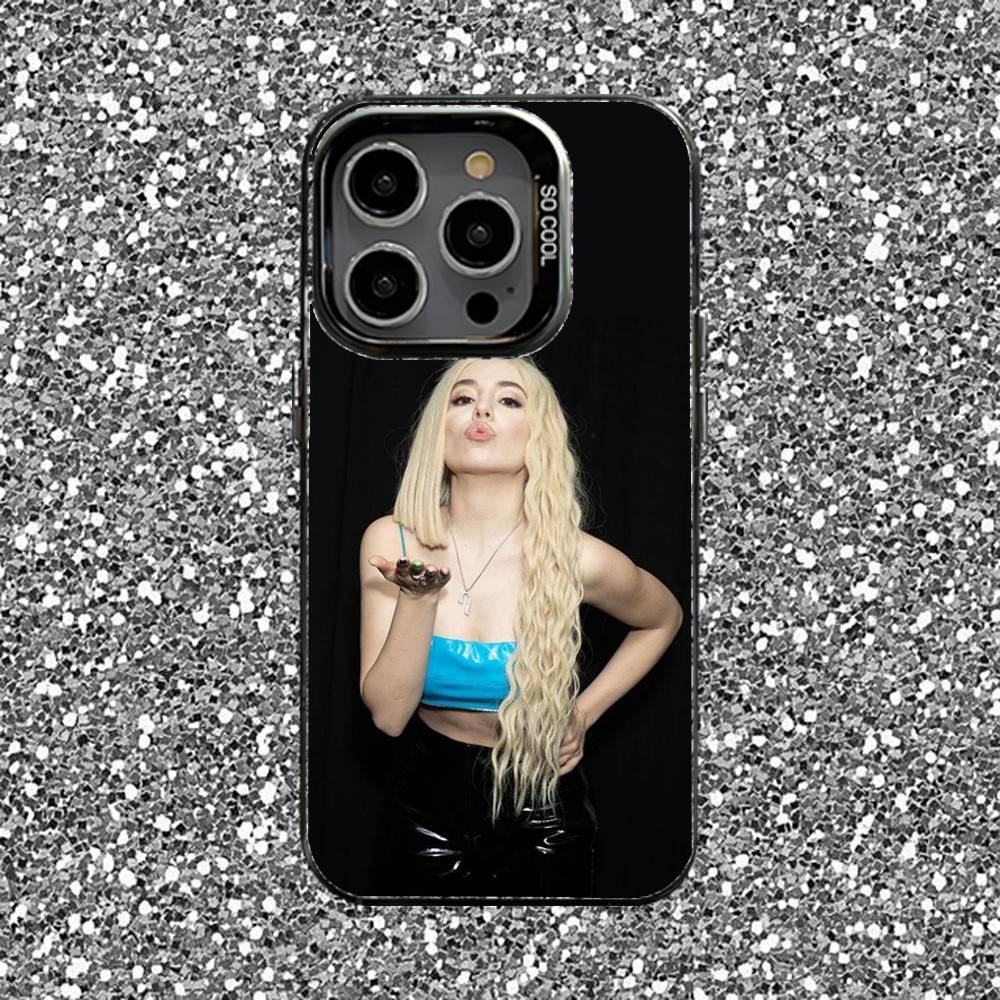 Singer A-Ava M-Max Phone Case For iPhone 16,15,14,13,12,11,Pro,XS,Max,Plus,Mini,SE Black Candy Matte Shockproof Cover