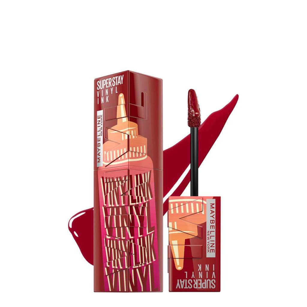 Maybelline New York Superstay Vinyl Ink Longwear Shine Lip Color Barbecue 4.2ml Liquid Lipstick