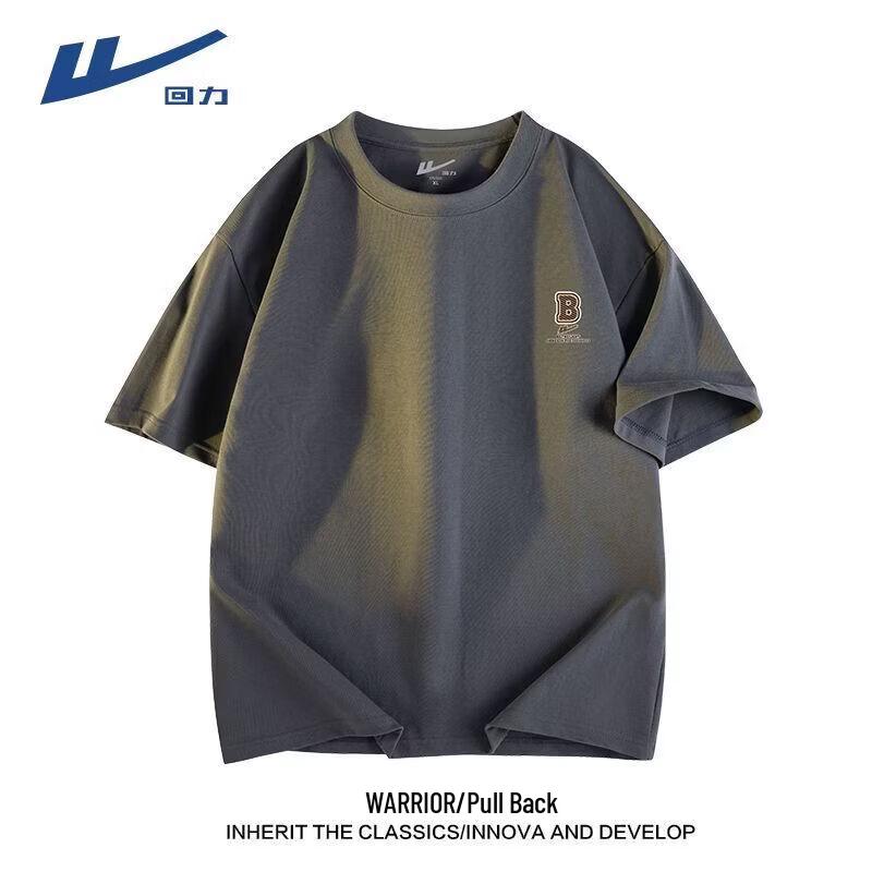 Warrior Men s Breathable Pure Cotton Loose Fit Short Sleeve T-Shirt L