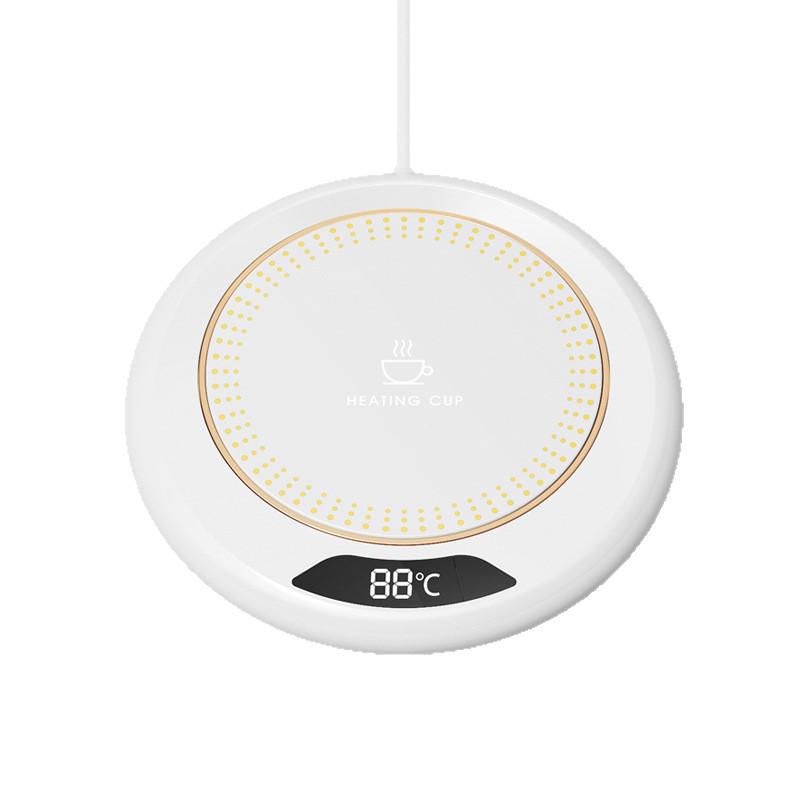 Smart Adjustable Temperature Heating Coaster - Insulated Cup Pad with Three-Level Temperature Control up to 55°C