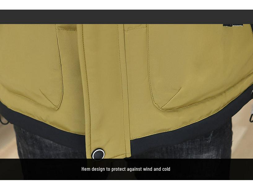 Woodpecker Men's 2025 Hooded Winter Jacket - Thick Cotton-Padded & Warm