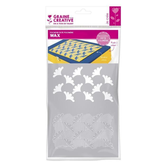 Pochoir - Non spécifié - 15,3 x 11,4 cm - Plastique - Réutilisable - Motifs Wax