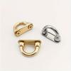 Set of 10 Golden Arch-shaped Buckles Suitable for Handbags and Shoulder Straps - Adjustable Chain Buckle Suitable for Luggage and Fashion Accessories