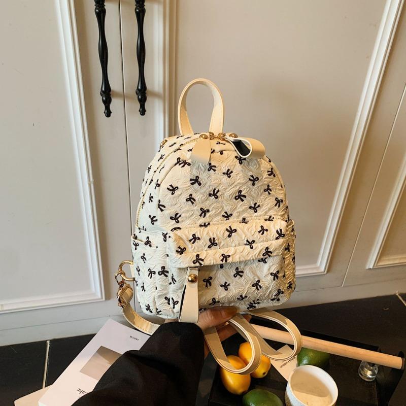 Youth Small Fresh Backpack Travel Bag Middle School High School Student Bag Trendy Women's Backpack Literature and Art