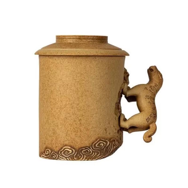Nanshan Gentleman Ceramic Office Tea Infuser Mug
