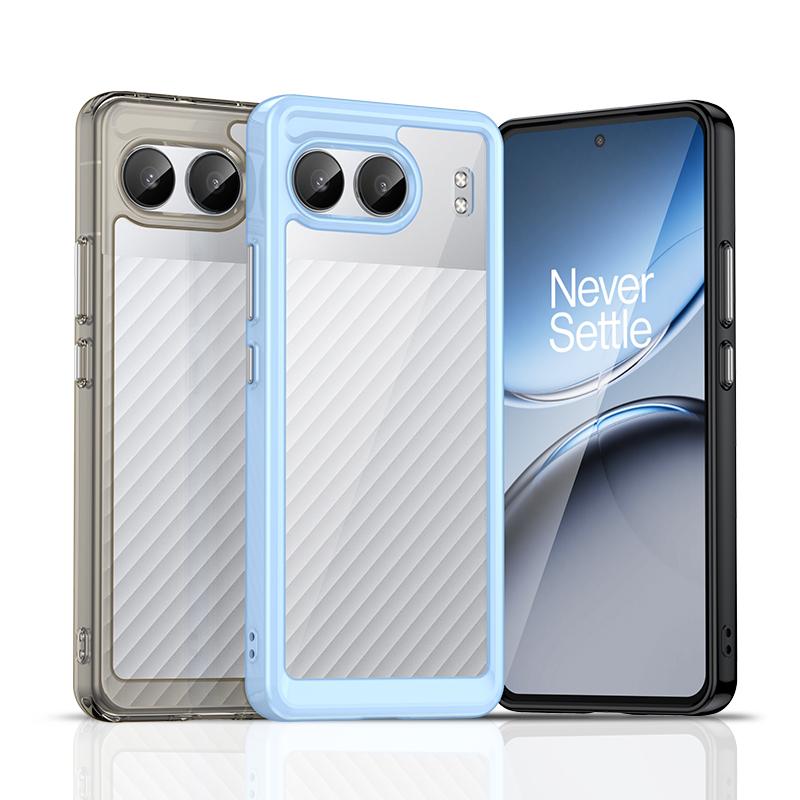 Für Oneplus Nord 4 Hülle Luxus Silikon Bumper Transparent Stoßfestes Handy Schutzhülle Oneplus Nord 4 Hülle Oneplus Nord 4 Abdeckung