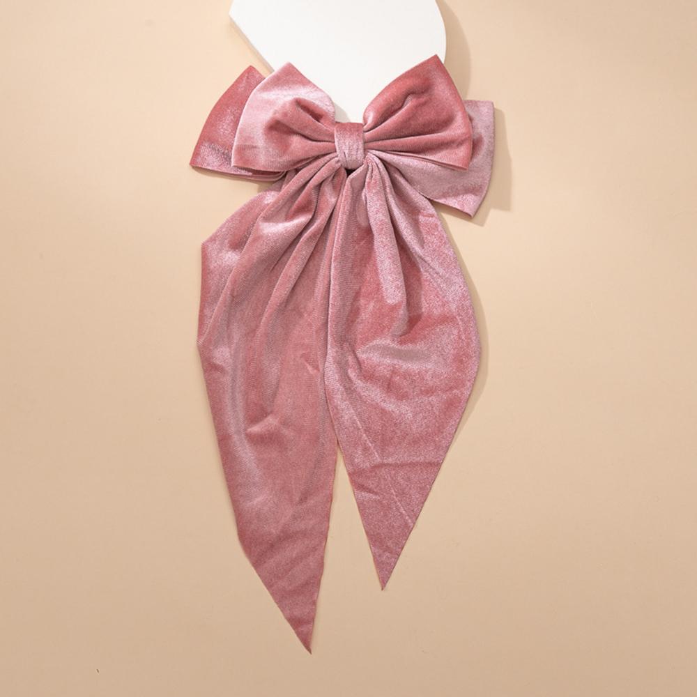 High Quality Velvet Swan Large Butterfly Knot Hair Clip Women Fringe Headwear Hair Accessories Girl Edge Top Clip Headdress