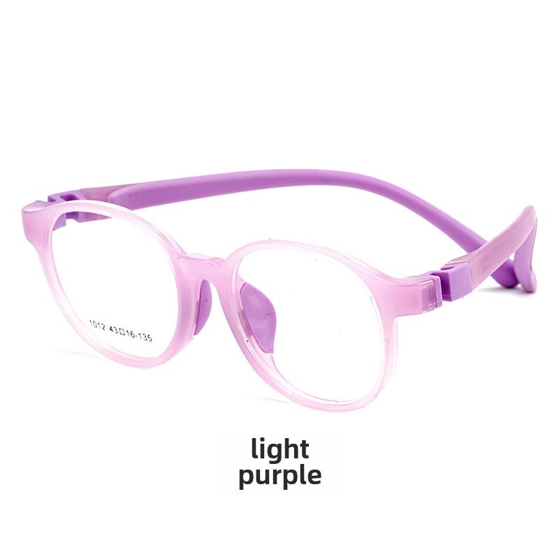 Super elastyczne okulary na krótkowzroczność dla chłopców i dziewcząt: Ultralekkie silikonowe oprawki TR90, wygodne okulary