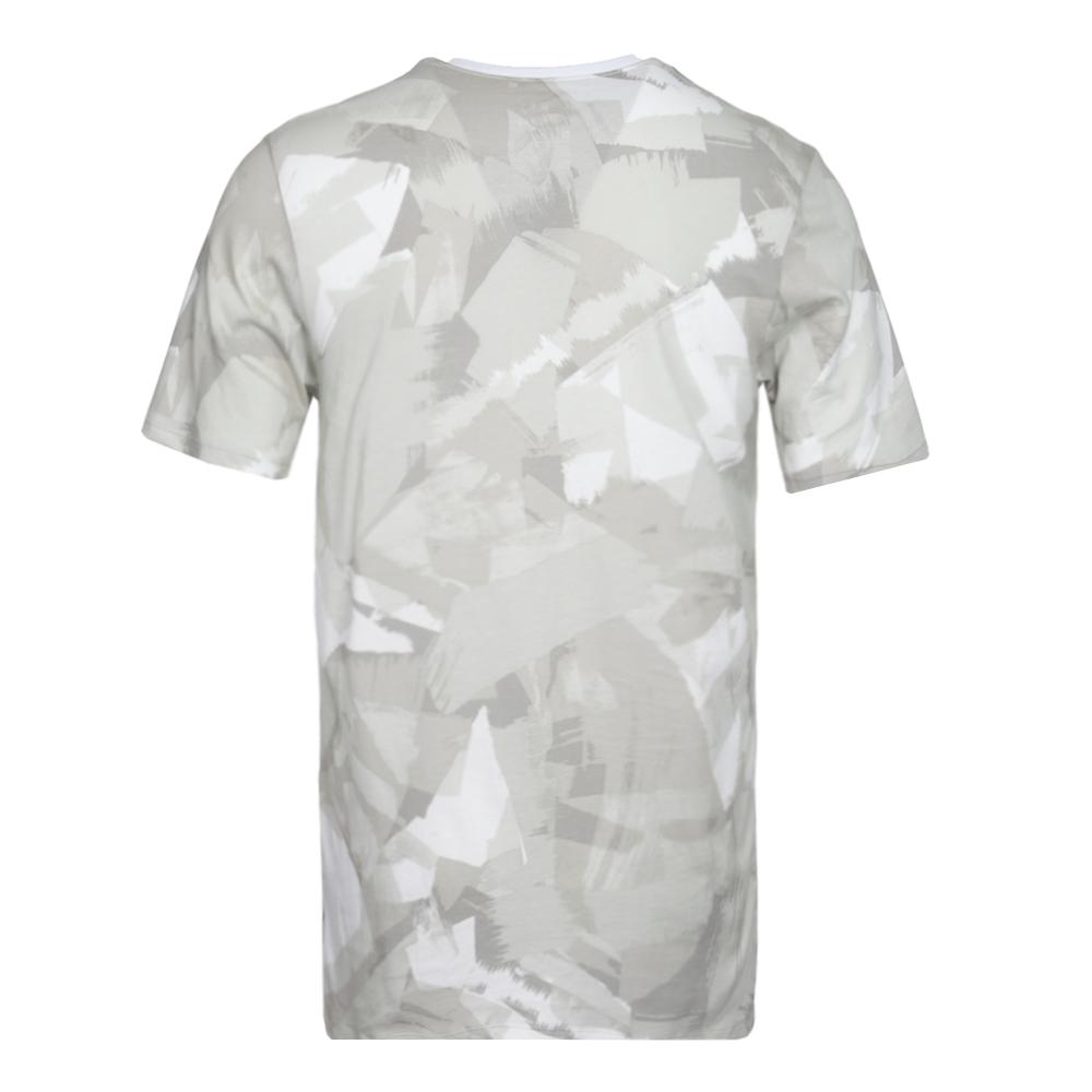 Nike Fc As M Nk Aop 4 Lifestyle Casual Series Fashion Versatile Letter Crew Neck Short Sleeve T-Shirt Men T-Shirts White 847440-100