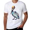 Colorful Pelican by Robert Phelps TShirt Industrial Work Tee Shirt