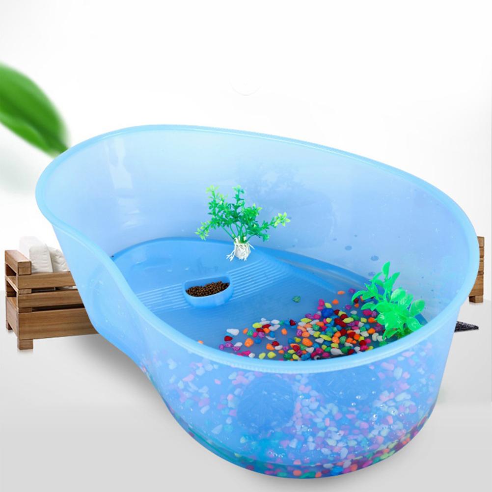 plastic turtle tank