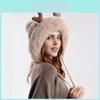 Knitted Wool Hat With Ear Warmers For Winter Women And Teens