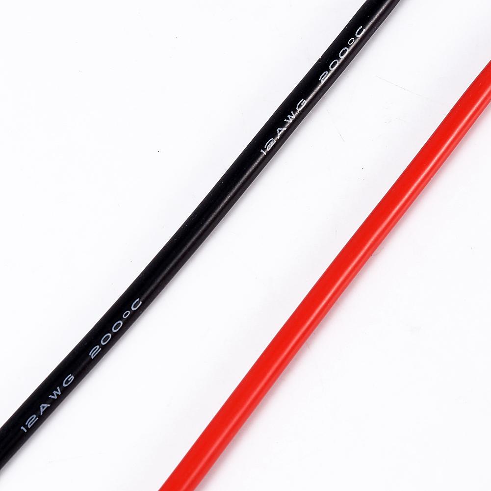 

Новий 12AWG 5м Калібр Силіконовий Електронний Кабель Провід Мідний Багатожильний Провід Для RC