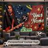 Foo Fighters Personalized Tapestry Support Custom Name, Wall Art Home Decoration