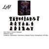 Holiday Countdown Gift Box Halloween Advent Calendar 24 Day with Witch Ghost Unique Collectible Figurines Figurines Spooky Toy Set for Kids,