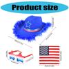 Patriotic Independence Day Outfits American Flag Costumes Accessories 4th of Jul Costume for Dresses Up Cosplay Party