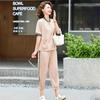 Jianhu Middle-Aged Women's Summer Two-Piece Set