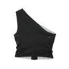 Fashion Style 2024 Autumn New Women's Black Elegance Sleeveless Vest Style Tops High Waist Pants 8297201