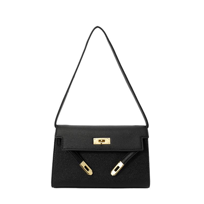 

2025 new niche light luxury French small square bag women s high-end retro versatile commuter shoulder messenger bag чёрный