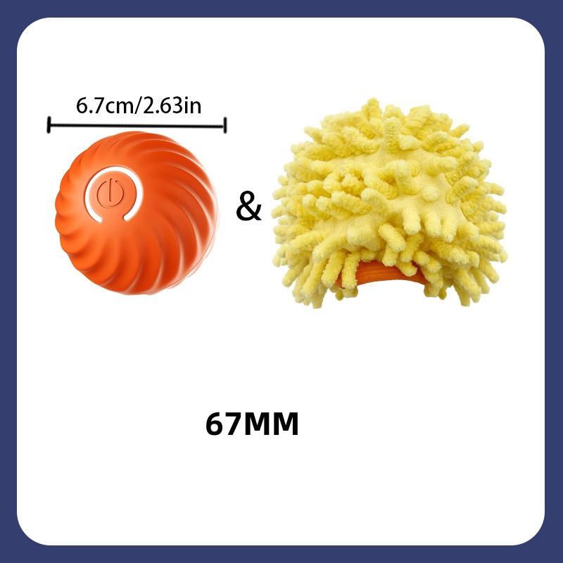 CE Interactive Pet Smart Electric Ball Toy Can Reverse Popular Automatic Dog Toy Cat Dog Playing toys Pet Toys