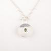 Green Amethyst Gemstone 925 Sterling Silver Jewelry Handmade Girls Pendant 1.4" PP-57-10