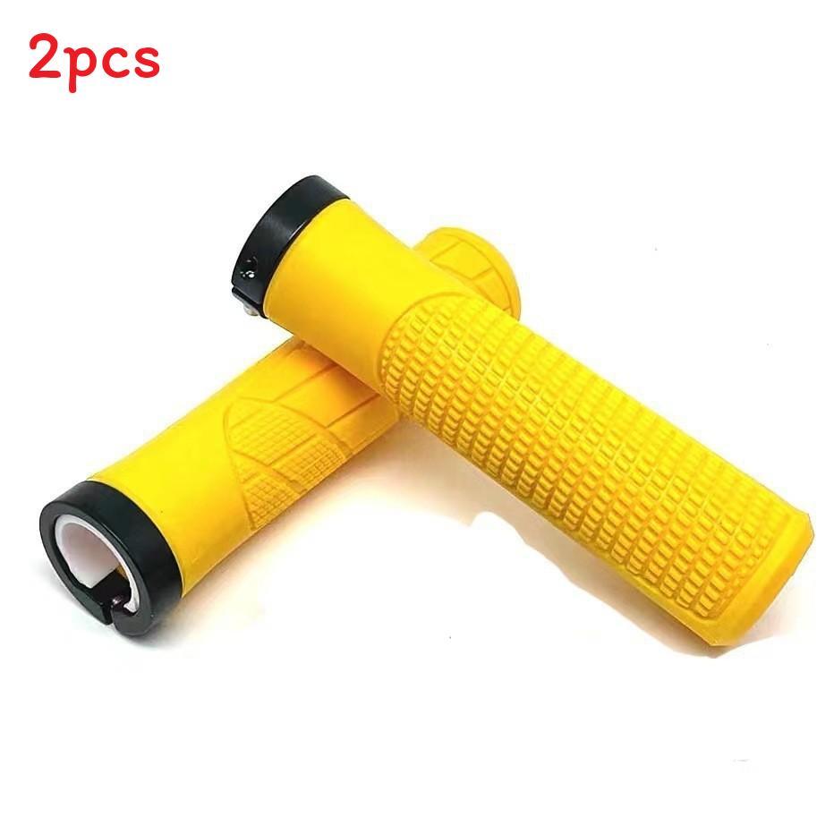 Bicycle Rubber Handlebar Grip With Antislip Silicone Sleeve For Mountain Bike Riding Accessories