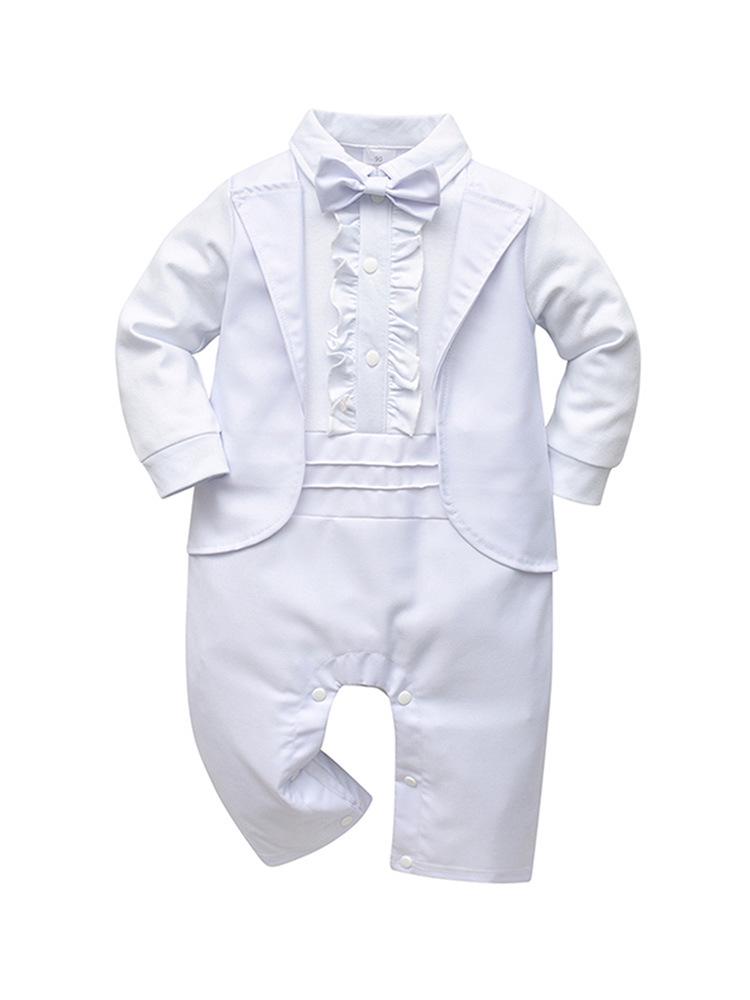 Jungen Langarm Babybody und Taufkleid – Frühling/Herbst Kleinkind Outfit