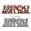 Cute Dog Animal Metal Cutting Dies DIY Stamp Embossing Scrapbooking Photo Album