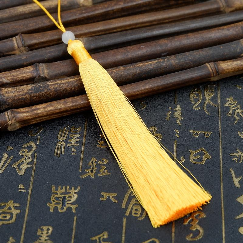 Make Sachet Fringed Ears Long 12Cm Ice Silk Hanging Ears Diy Fan Pendant Hanfu Fringed Accessories Pendant Antique Ears