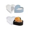 Heart Shaped Silicone Candle Cup Mould High Temperature Resistant Candle Holders Mold Epoxy Jewelry Making Supplies