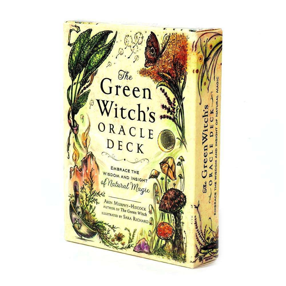 Green Witch's Oracle Deck Embrace Wisdom and Insight Witchcraft Series Tarot Cards