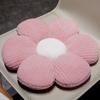 Flower Seat Cushion For Bedroom Home Office Plush Short Pile Pp Cotton Decor