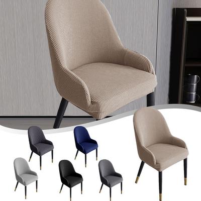 Curved Chair Cover Dining Chair Cover Anti-pilling