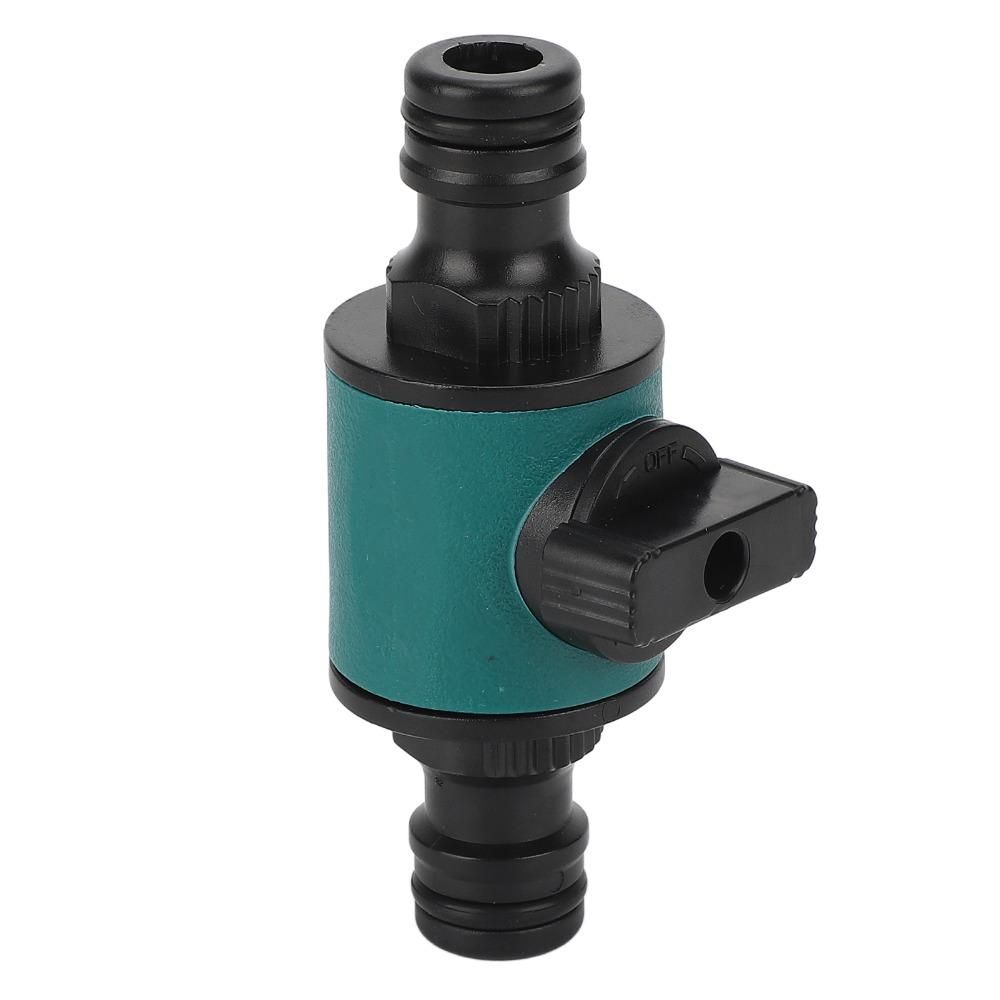 4PCS Black and Green Garden Hose Connector Dual Head Garden Hose Adapter  Greenhouse Gardening