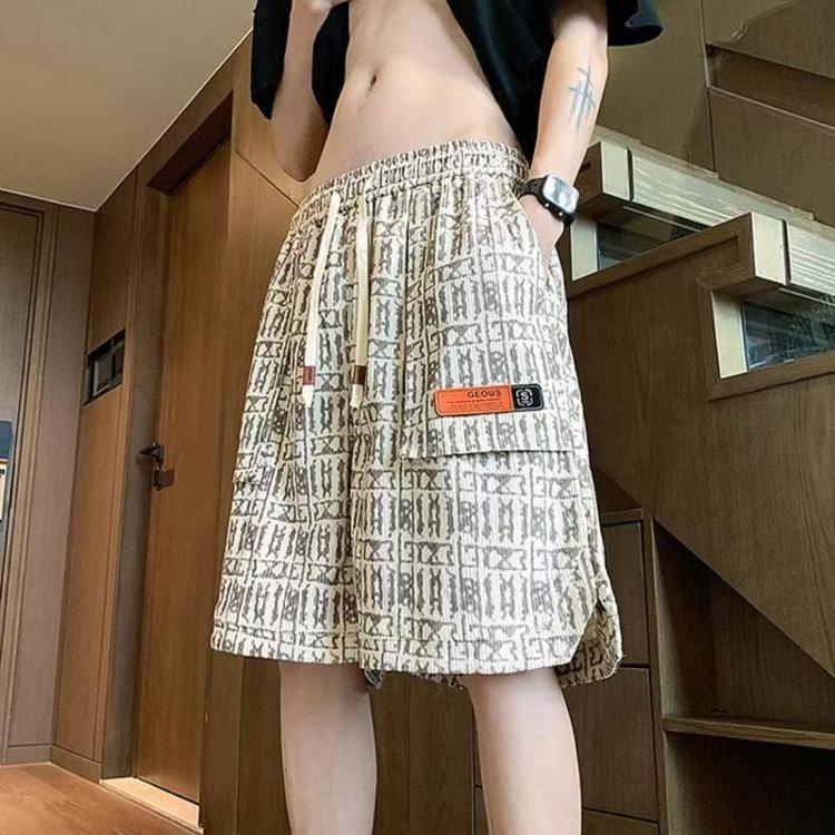Shorts Men's Summer Casual American Style Sports Men's Basketball Shorts Summer Loose Men's Five Quarter Pants