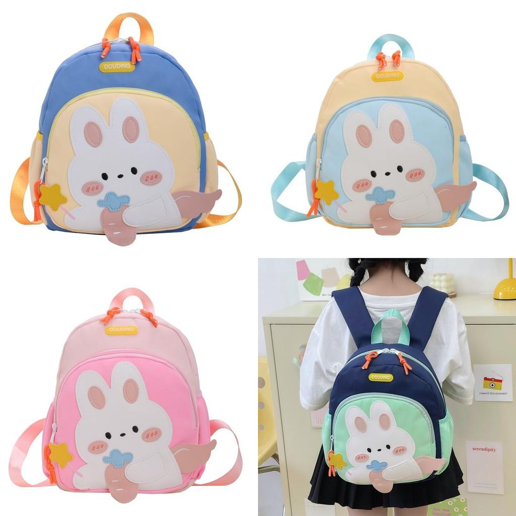 Kids Bunny Backpack For Girls And Boys With Breathable Nylon Kids School Bag