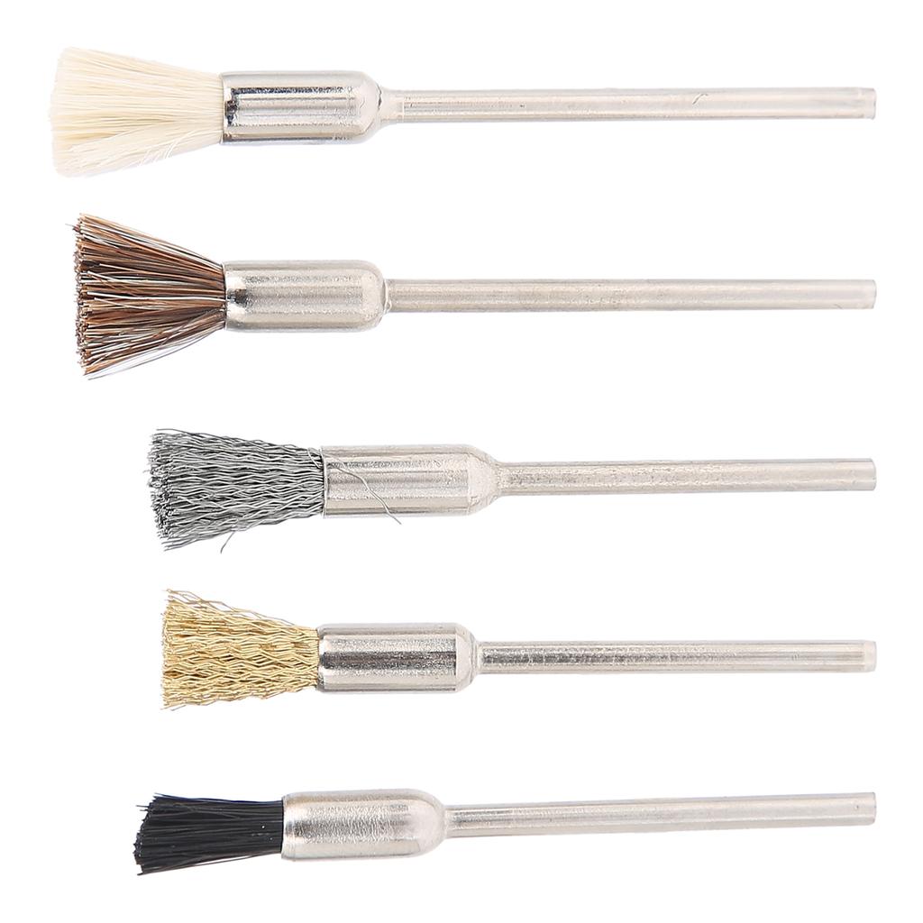 5pcs Nail Drill Bit Cleaning Brush Nail Dust Removal Brush Manicure Tool Accessory