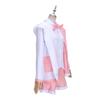 Anime Danganronpa Monomi Cosplay Rosa Lange Perücke Monokuma JKUniform Kapuzenjacke Mädchen Rock Set Hemd Halloween Karneval Kostüme