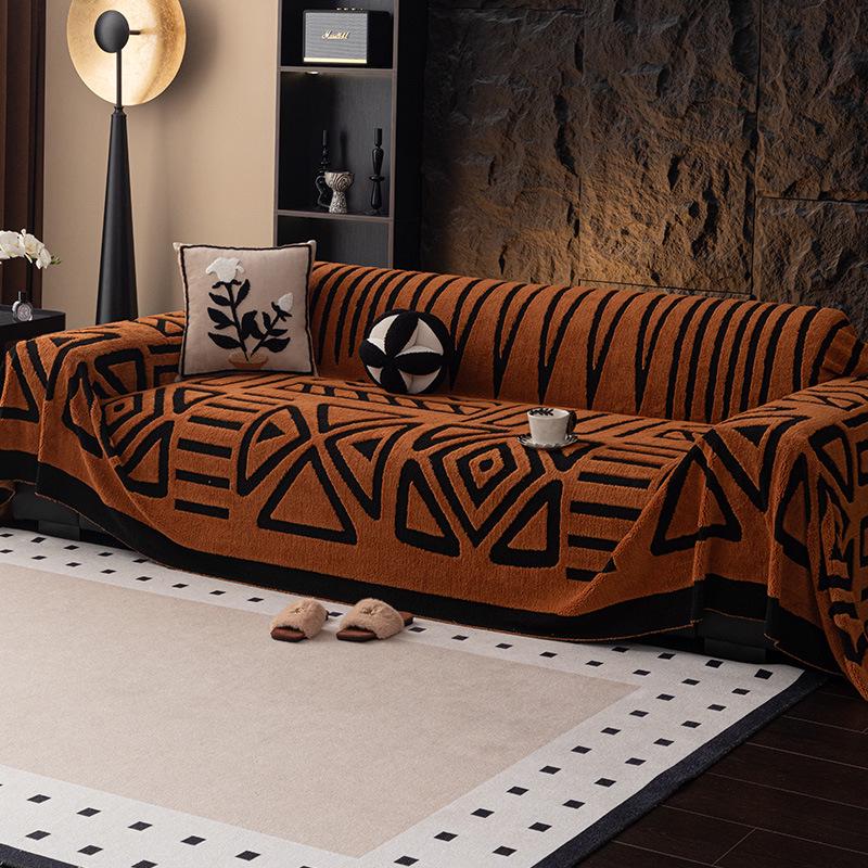 Chenille Universal Sofa Slipcover - Dustproof & All-Season Protection